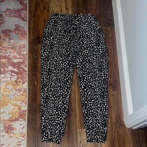 Stylish Black and White leopard Women's Pants